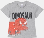 Dreams Παιδική Πιτζάμα Dinosaur , Γκρί