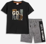 Funky Σετ Βερμούδα Let's Go Play, Μαύρο