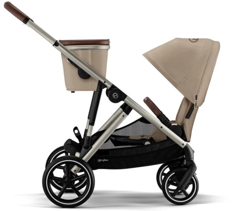 Cybex Καρότσι Gazelle S New Taupe Frame, Almond Beige