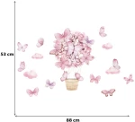 Sipo - Wall Stickers Pink Butterflies