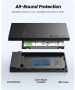 ORICO θήκη για 2.5" SATA HDD/SSD 2526U3-V1, 5Gbps, μαύρη