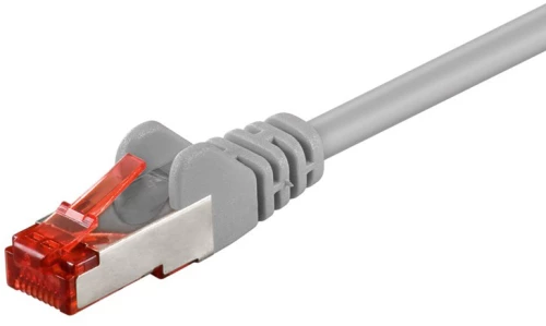 GOOBAY καλώδιο δικτύου 50885, CAT 6 S/FTP, copper, 250MHz, 0.5m, γκρι