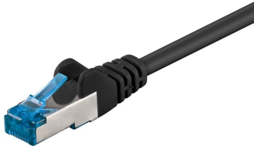 GOOBAY καλώδιο δικτύου 94152, CAT 6A S/FTP, 500MHz, Copper, 0.25m, μαύρο