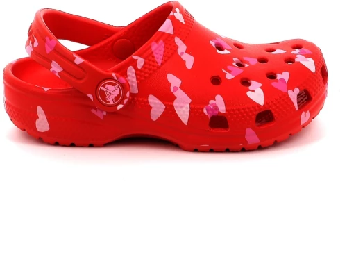 Παιδικό Σαμπό για Κορίτσι Crocs Classic Clog T Ανατομικό Χρώματος Κόκκινο 209754-6ZR