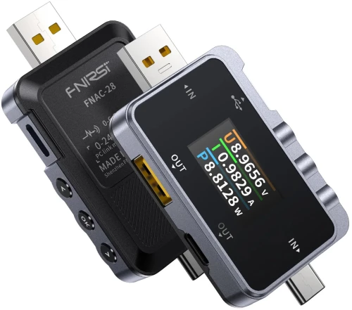 FNIRSI USB tester φόρτισης FNAC-28  USB & USB-C