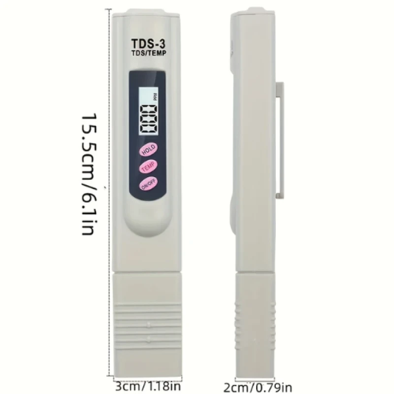 TDS Meter TDS-3 Ψηφιακός Μετρητής Θερμοκρασίας & Αγωγιμότητας
