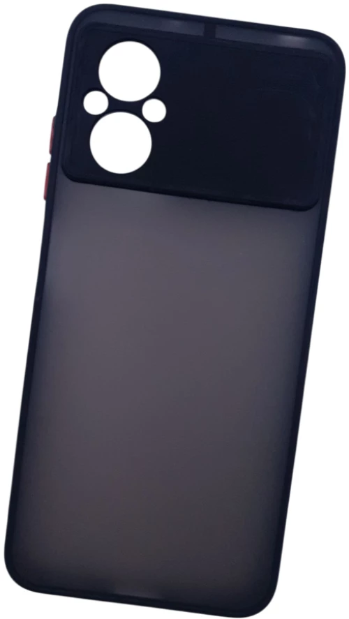 Naxius Case Rubber Frame Black XiaoMi Mi Poco M4 5G Naxius