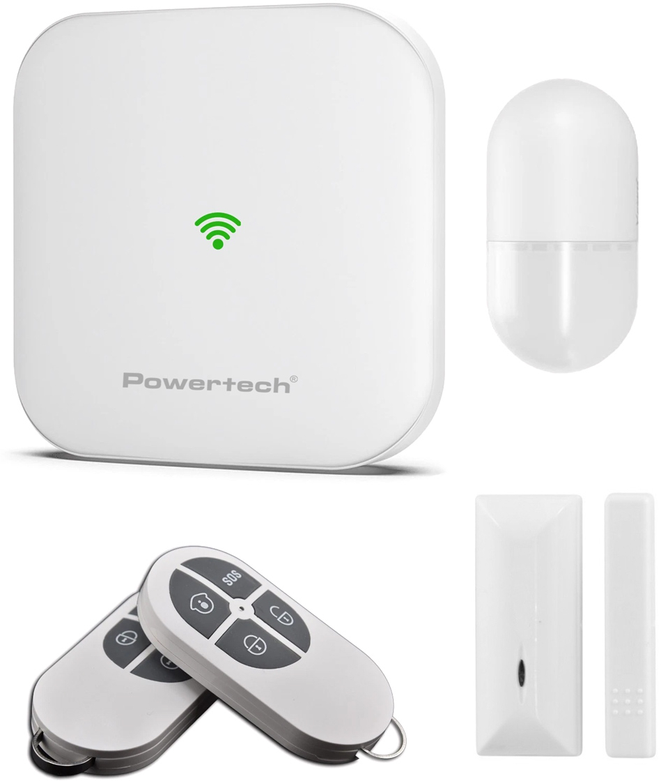 POWERTECH ασύρματο σύστημα συναγερμού PT-1418, WiFi, 4G