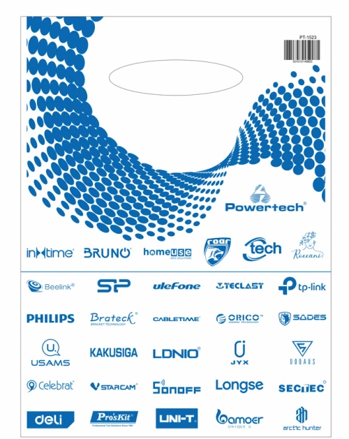 Σακούλα εμπορευμάτων τύπου χούφτας PT-1523, 30x40cm, νάιλον, 30τμχ