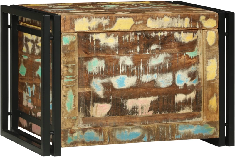 vidaXL Κουτί Αποθήκευσης 60x40x41 cm Μασίφ Ξύλο Ανακυκλωμένο