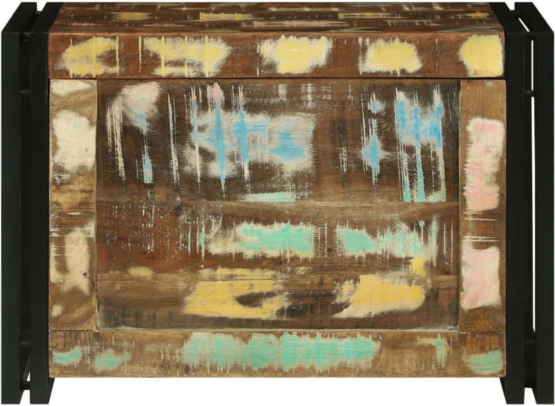 vidaXL Κουτί Αποθήκευσης 60x40x41 cm Μασίφ Ξύλο Ανακυκλωμένο