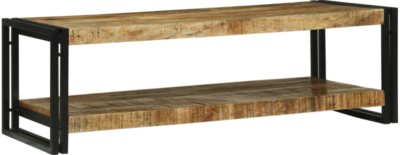vidaXL Τραπεζάκι σαλονιού 120x50x38 εκ. Μασίφ ξύλο μάνγκο