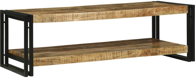 vidaXL Τραπεζάκι σαλονιού 120x50x38 εκ. Μασίφ ξύλο μάνγκο