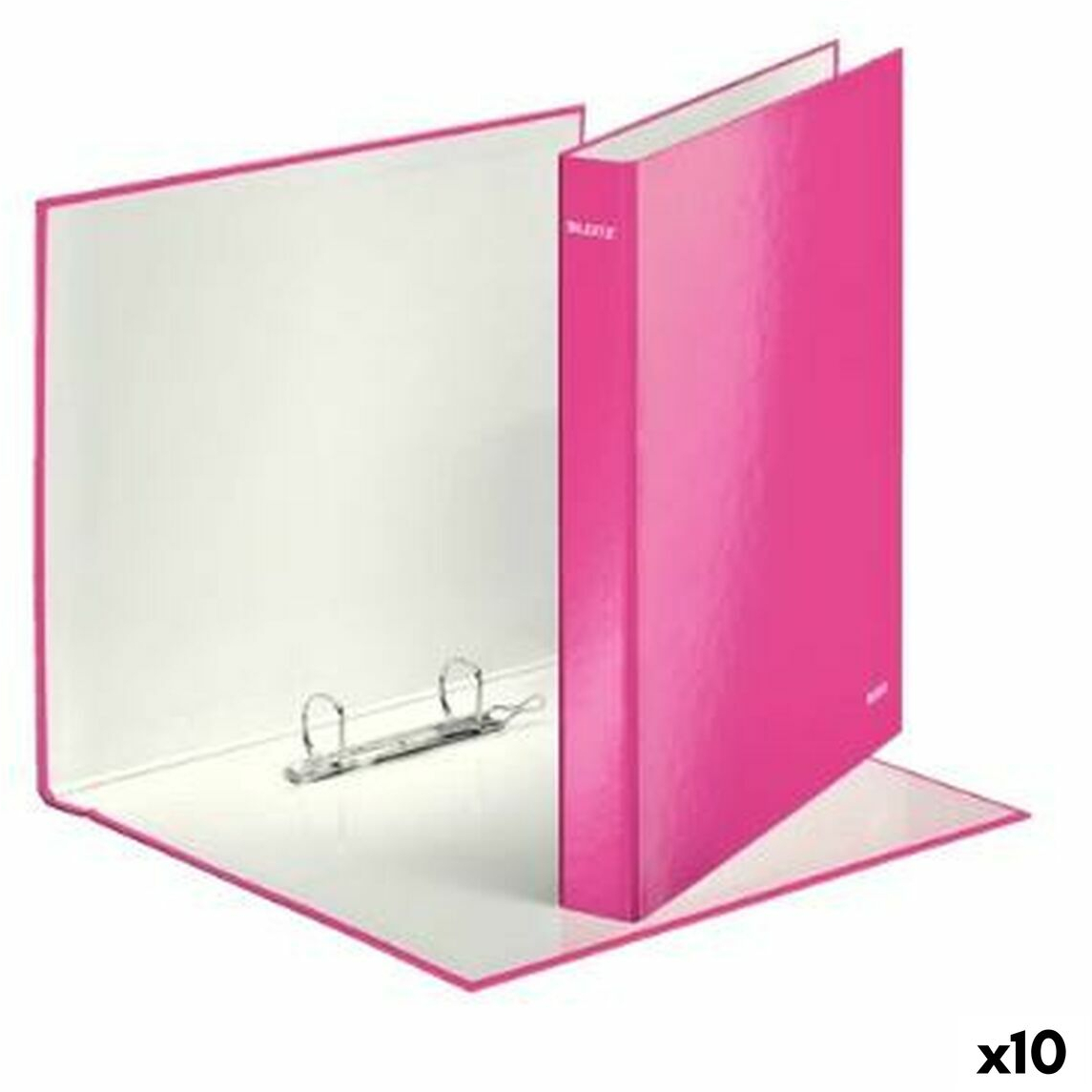 Φάκελος δακτυλίου Leitz Φούξια A4 (x10)