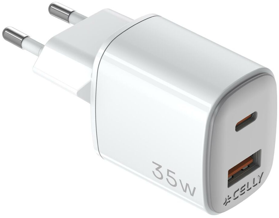 Φορτιστής Τοίχου Celly UPTC1USB1USBC35 Λευκό 15 W