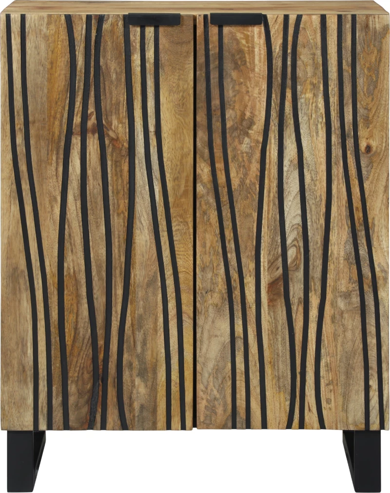 vidaXL Μπουφές 60x33.5x75 cm Μασίφ Ξύλο Μάνγκο