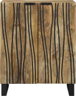 vidaXL Μπουφές 60x33.5x75 cm Μασίφ Ξύλο Μάνγκο