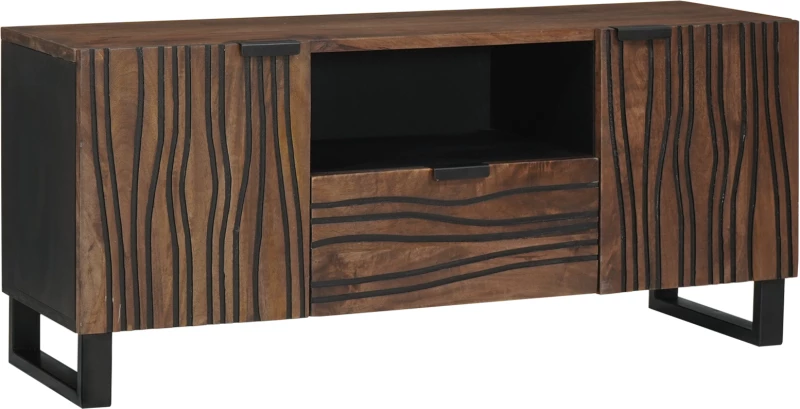 vidaXL Ντουλάπα Τηλεόρασης 105x33.5x46 cm Μασίφ Ξύλο Μάνγκο
