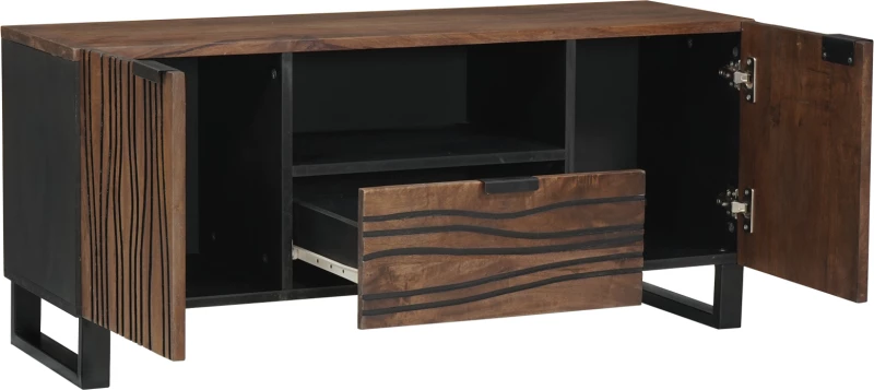vidaXL Ντουλάπα Τηλεόρασης 105x33.5x46 cm Μασίφ Ξύλο Μάνγκο