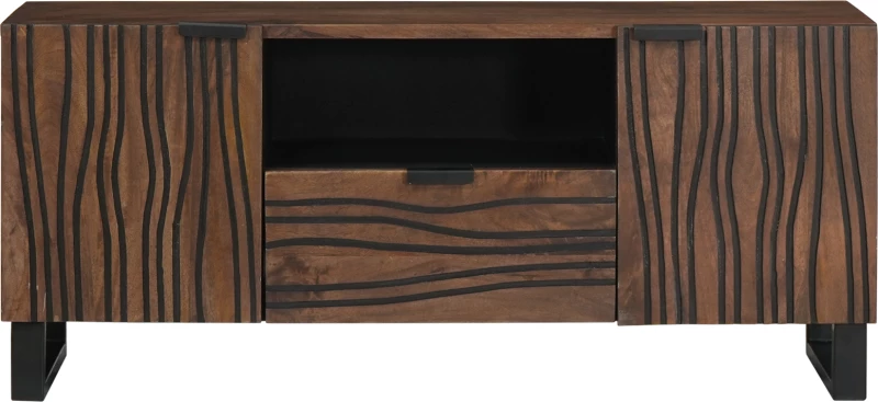 vidaXL Ντουλάπα Τηλεόρασης 105x33.5x46 cm Μασίφ Ξύλο Μάνγκο