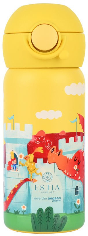 ESTIA ΘΕΡΜΟΣ ΠΑΙΔΙΚΟ WONDER BOTTLE SAVE THE AEGEAN 350ml FORTRESS DRAGON