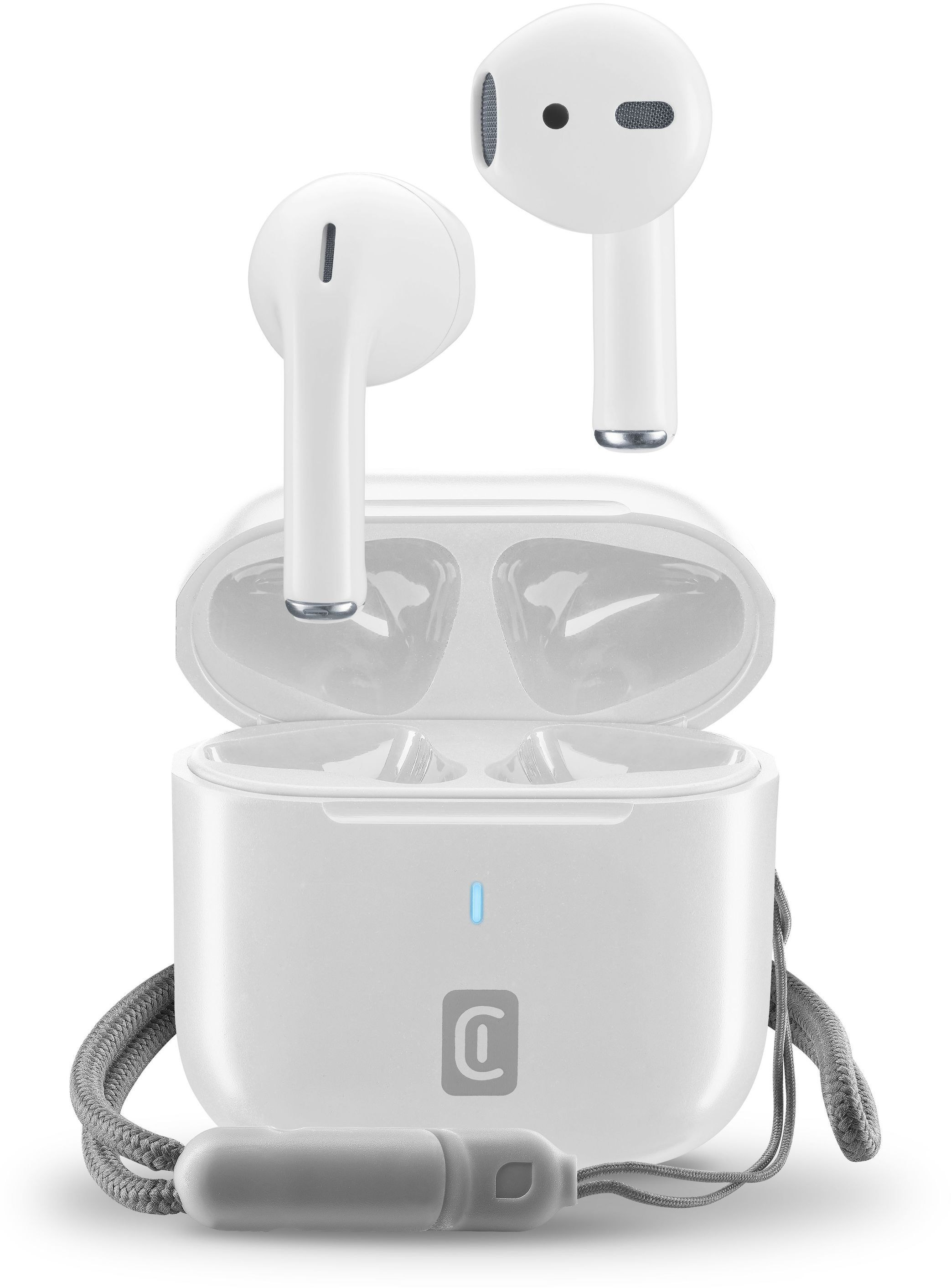 CELLULAR LINE 470080 Rize Bluetooth Ακουστικά TWS με Θήκη Φόρτισης Λευκά