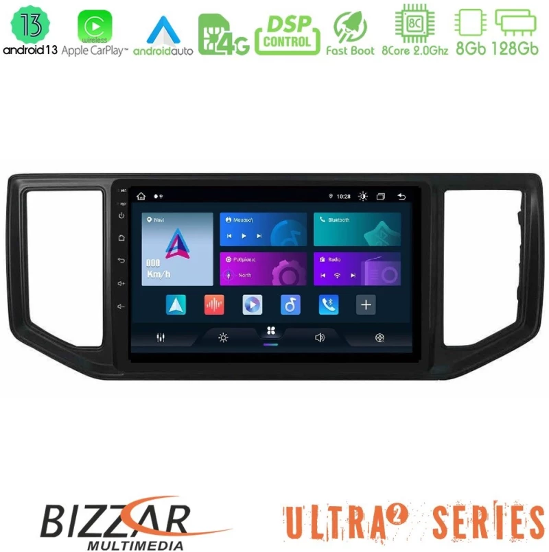 Bizzar Ultra Series vw Amarok 2017-2022 8core Android13 8+128gb Navigation Multimedia Tablet 9" u-ul2-Vw1136