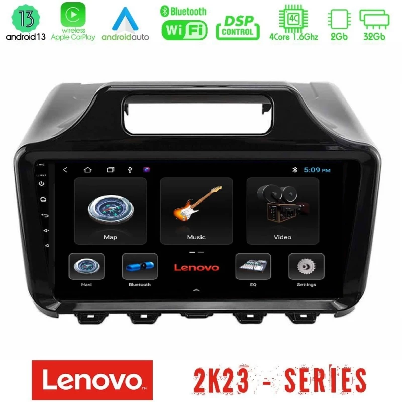 Lenovo car pad Toyota iq 2008 – 2015 4core Android 13 2+32gb Navigation Multimedia Tablet 9" u-len-Ty2197