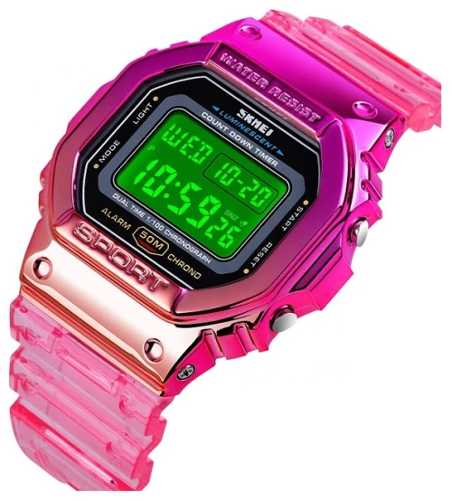 Ψηφιακό ρολόι χειρός – Skmei - 1622 - Fuchsia/Pink