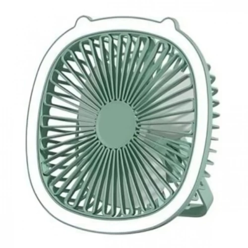 Επιτραπέζιος & Κρεμαστός Μίνι Φορητός Ανεμιστήρας USB με LED Φωτισμό και 3 Ταχύτητες - Arrango - Πράσινο