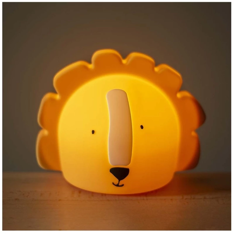 Trixie Φωτιστικό Νυκτός Mr. Lion, Κίτρινο