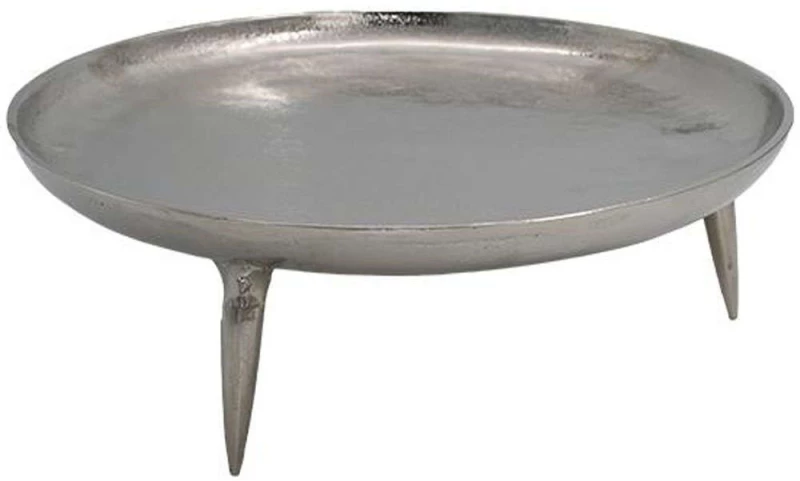 Διακοσμητικός Δίσκος 934-124-031 28x9cm Silver Μέταλλο