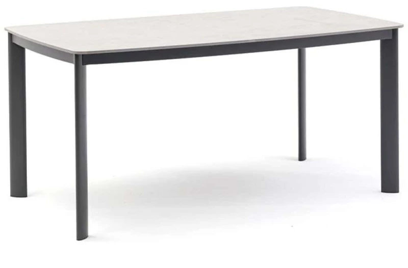 Τραπέζι Κήπου Asanio 0044-124-004 160x90x75cm Grey