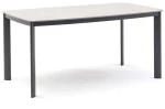 Τραπέζι Κήπου Asanio 0044-124-004 160x90x75cm Grey