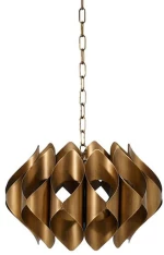 Φωτιστικό Οροφής 155-125-019 45x45x31cm 1xE27 60W Bronze-Black