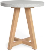 Τραπέζι Bistro Noria 0800020 70x70x75cm Natural-Grey