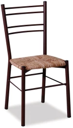 Καρέκλα Ύδρα με Κάθισμα Ψάθα 22537 40x42x88cm Natural-Brown