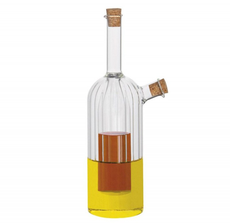 Λαδόξιδο 2 Σε 1 Stripes AH-MS24554 250ml 9x6,5x24cm Clear Andrea House Κρύσταλλο