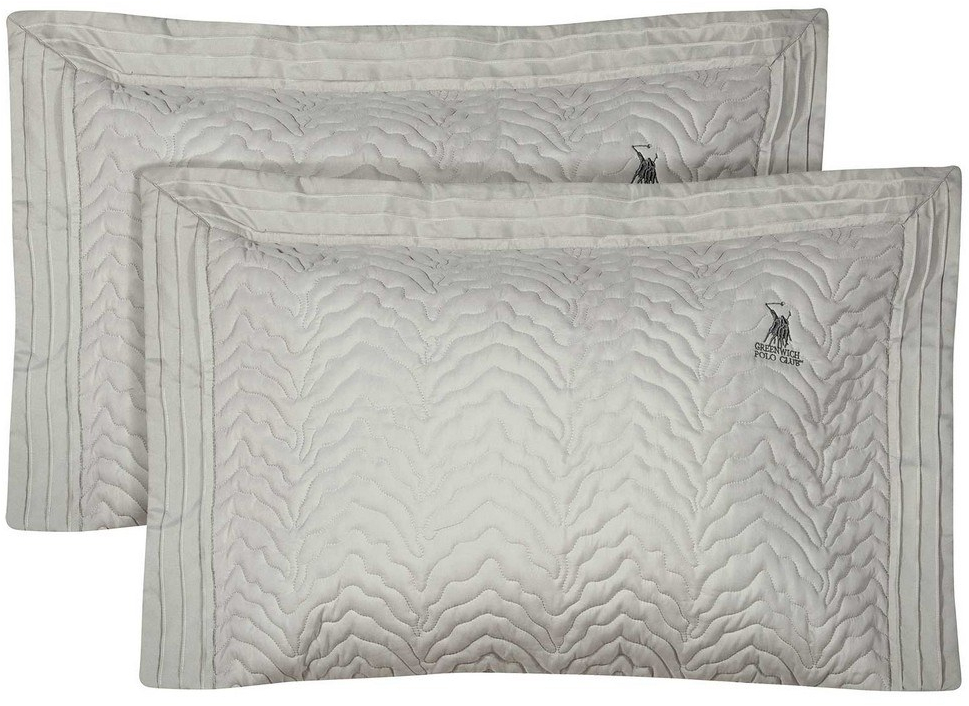 Μαξιλαροθήκες 2353 (Σετ 2τμχ) Grey Greenwich Polo Club 50Χ70 Microfiber