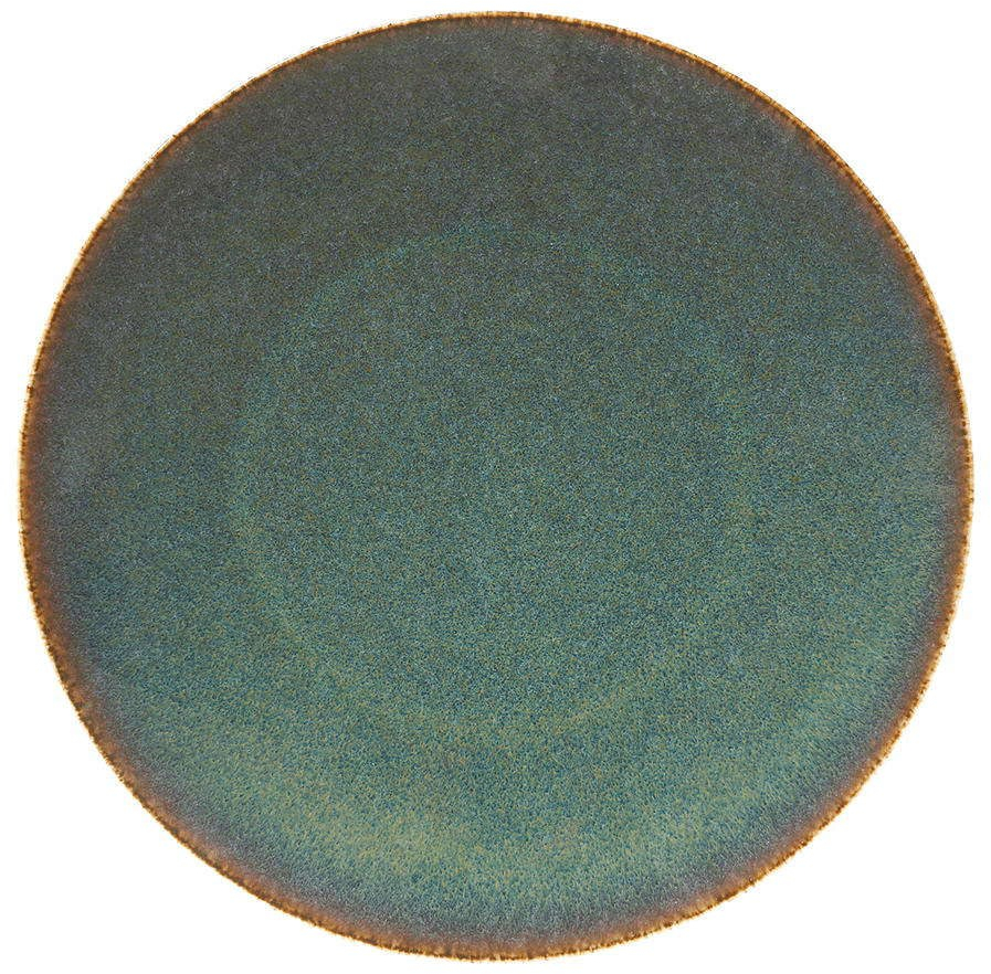 Πιάτο Ρηχό Στρογγυλό 47.200.01 Φ27cm Emerald Green Cryspo Trio Πορσελάνη