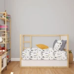 Σεντόνι Βρεφικό Seabirds 578 White-Grey DimCol Crib 80x110cm 100% Βαμβάκι