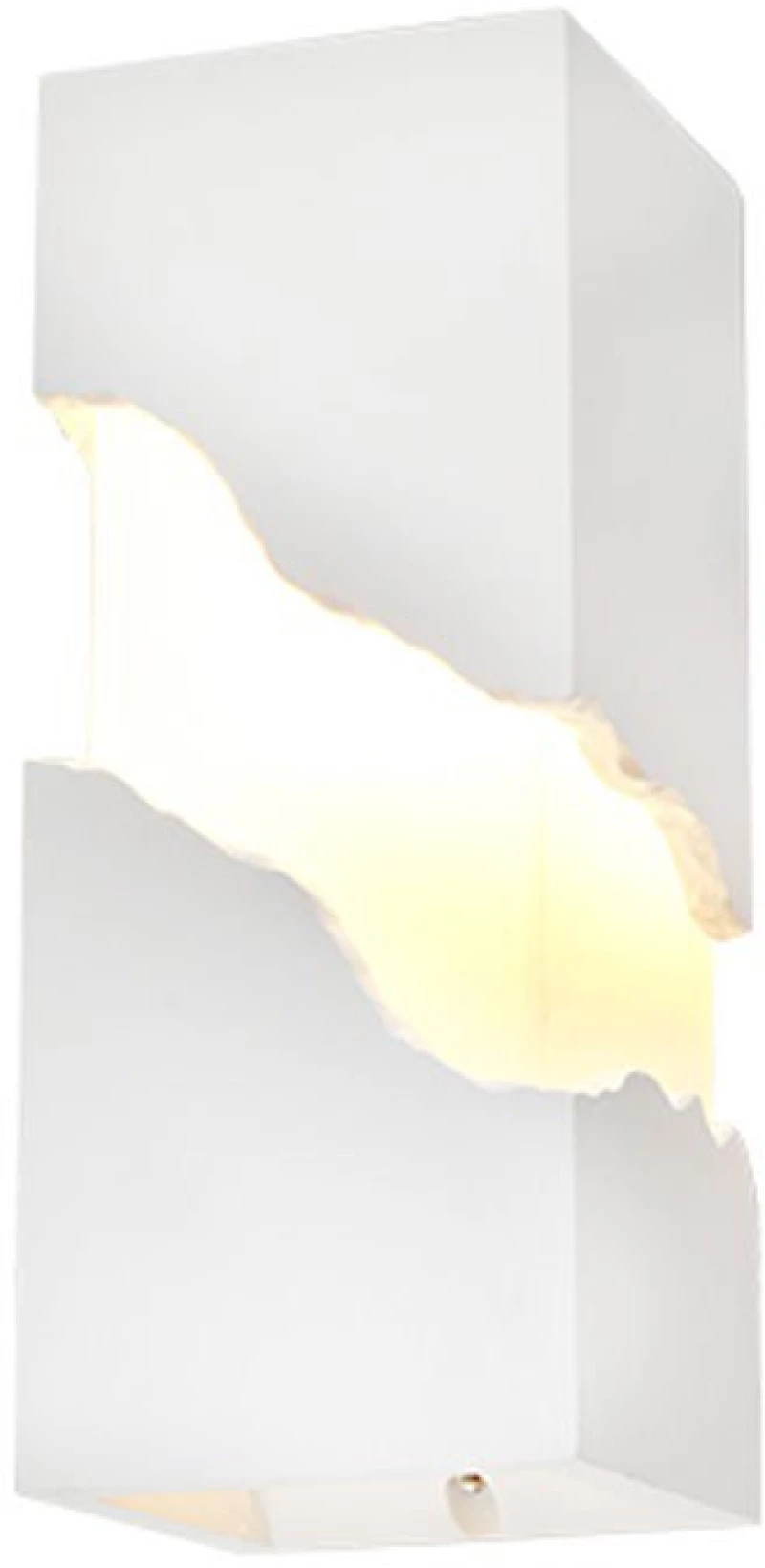 Φωτιστικό Τοίχου Γύψινο Mari G2279W 1XE14 White Aca