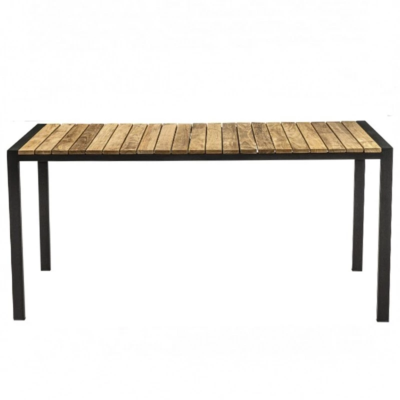 Τραπέζι Κήπου Falcon/T Table 02-00-1264 167x80x78cm Black-Teak
