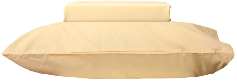 Κουβερλί 950 (Σετ 2τμχ) Yellow Viopros Single 160x240cm 100% Βαμβάκι
