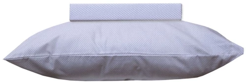 Κουβερλί 951 (Σετ 2τμχ) Grey Viopros Single 160x240cm 100% Βαμβάκι