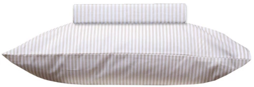 Σεντόνια 955 (Σετ 3τμχ) Beige Viopros Single 160x270cm 100% Βαμβάκι