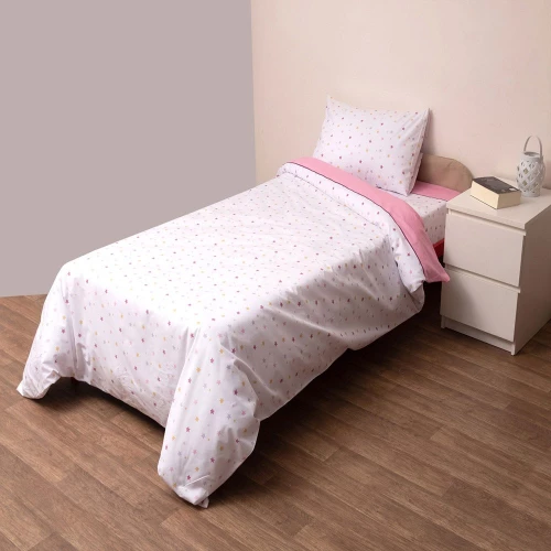 Κουβερλί Βρεφικό Ίκαρος Pink Viopros Cradle 120x160cm 100% Βαμβάκι