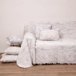 Ριχτάρι 3025 Beige Viopros Three-Seater 180x280cm 100% Βαμβάκι