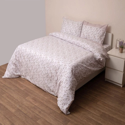 Κουβερλί Premium 5012 (Σετ 2τμχ) Beige Anna Riska Single 160x240cm 100% Βαμβάκι