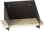Ράφι Τοίχου Short Arm 491CRT1301 30x19x20cm Black